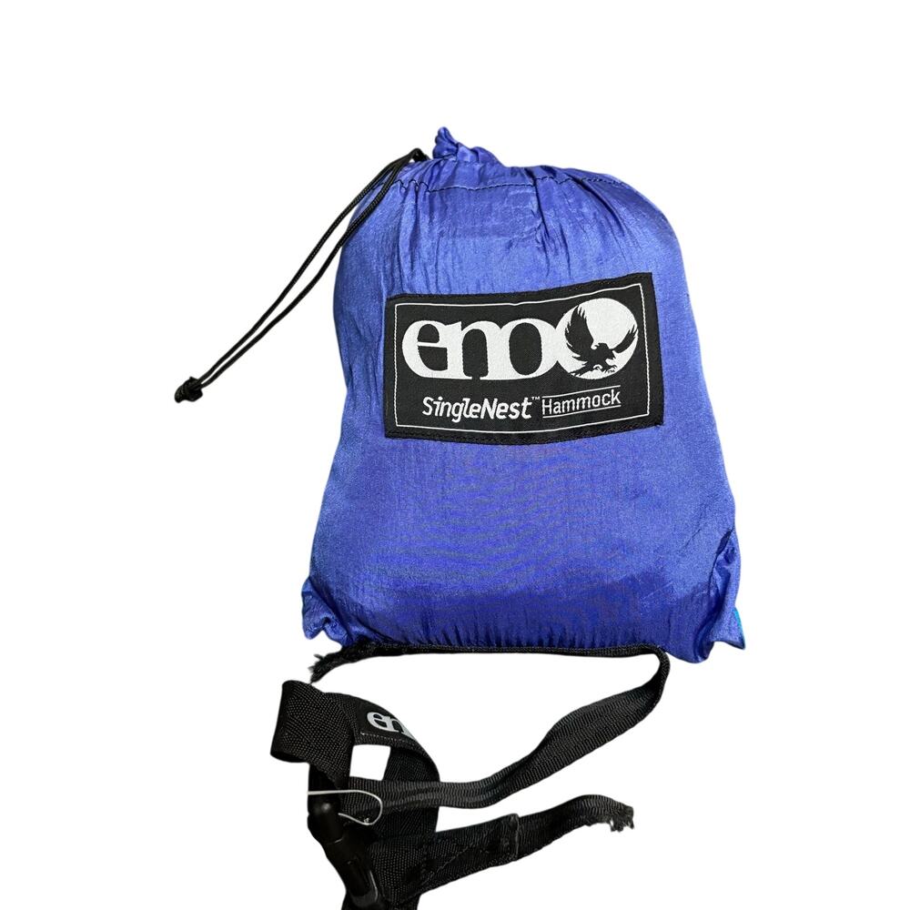 ENO SingleNest Hammock Blue Portable Camping Travel Hammock